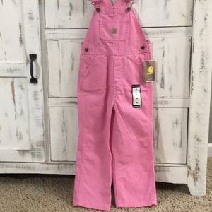 Carhartt pink overalls